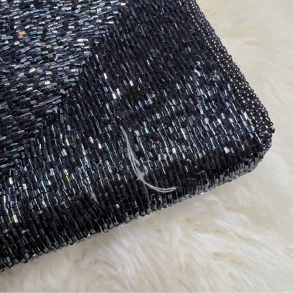 Vintage art deco style sparkling beaded formal purse/clutch - Picture 5 of 16